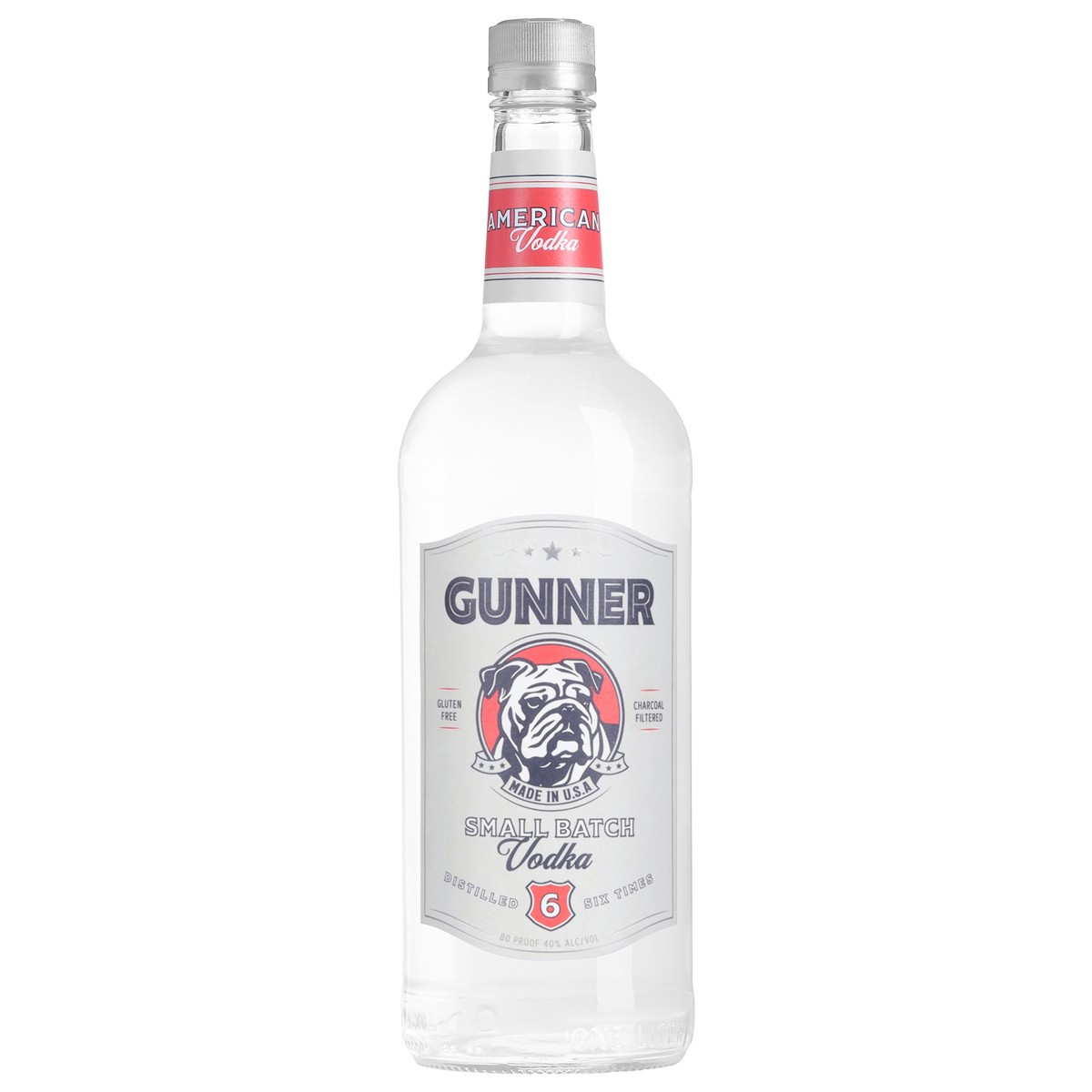 slide 3 of 4, Gunner Vodka Liter, 1 liter