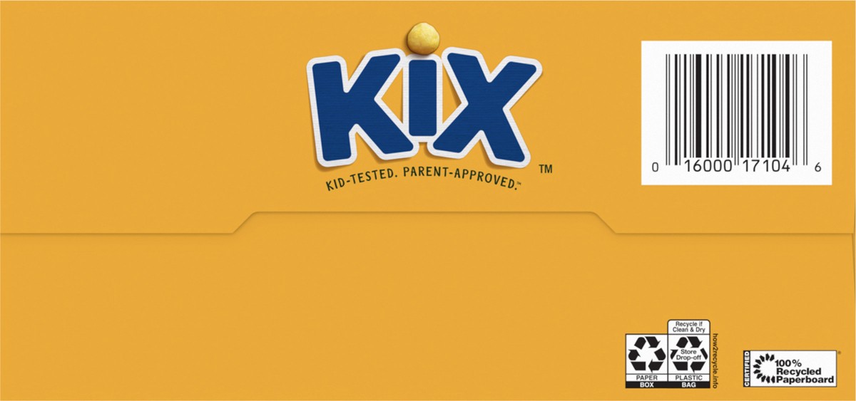 slide 14 of 14, Kix Whole Grain Breakfast Cereal, Crispy Corn Cereal Puffs, Family Size, 18 oz, 18 oz