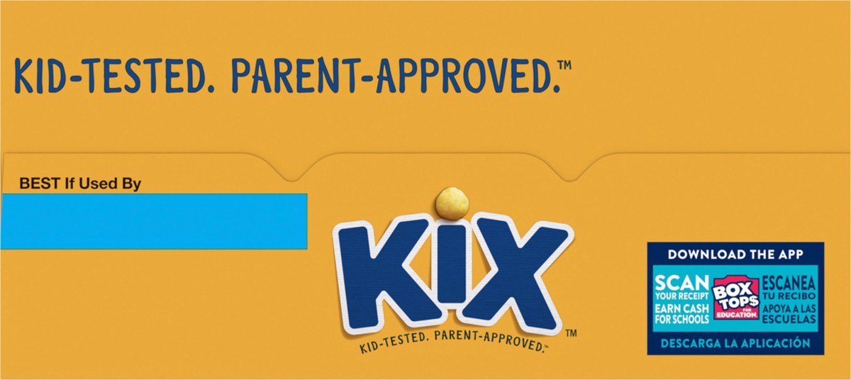 slide 8 of 14, Kix Whole Grain Breakfast Cereal, Crispy Corn Cereal Puffs, Family Size, 18 oz, 18 oz