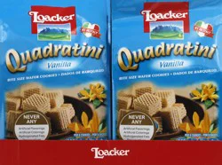 Loacker Bite Size Vanilla Wafer Cookies 1 oz