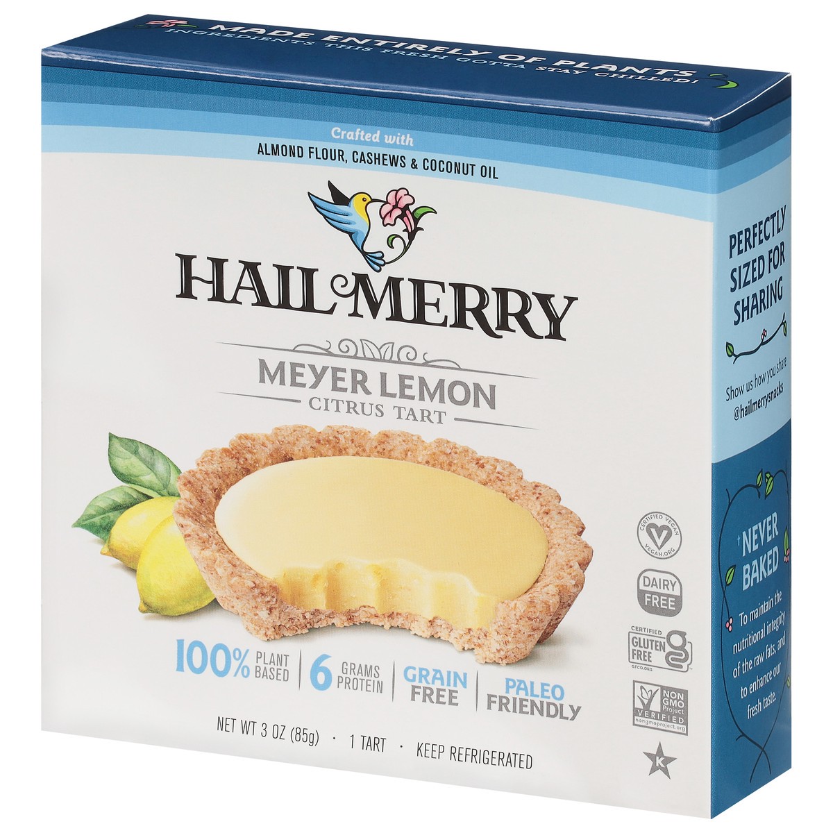 slide 3 of 9, Hail Merry Meyer Lemon Citrus Tart 3 oz, 3 oz