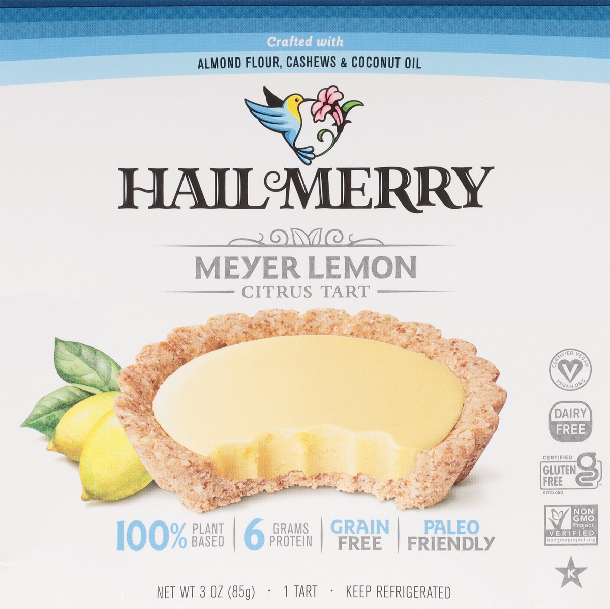 slide 6 of 9, Hail Merry Meyer Lemon Citrus Tart 3 oz, 3 oz