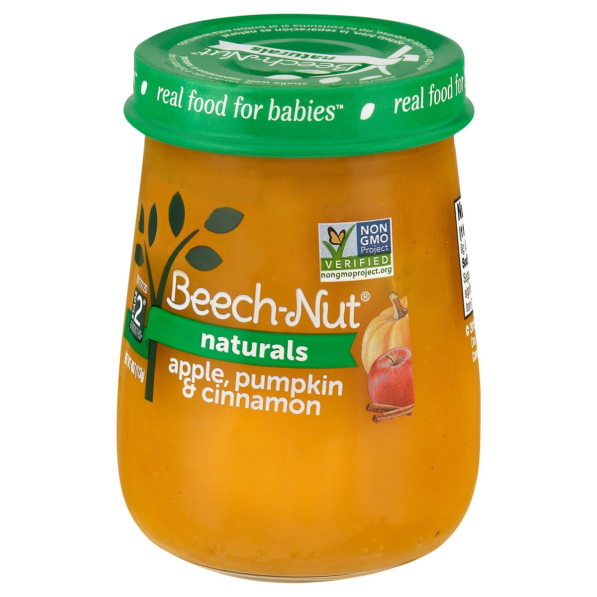 slide 9 of 9, Beech-Nut Naturals Stage 2 (6 Months+) Apple, Pumpkin & Cinnamon 4 oz, 4 oz