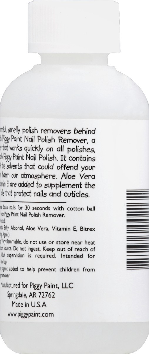 slide 2 of 3, Piggy Paint Nail Polish Remover 4 oz, 4 oz