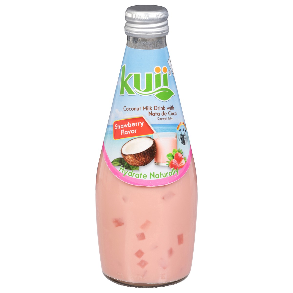 slide 1 of 9, Kuii Strawberry Coconut Milk, 9.8 oz