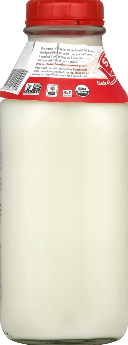 slide 4 of 4, Straus Milk 1 qt, 