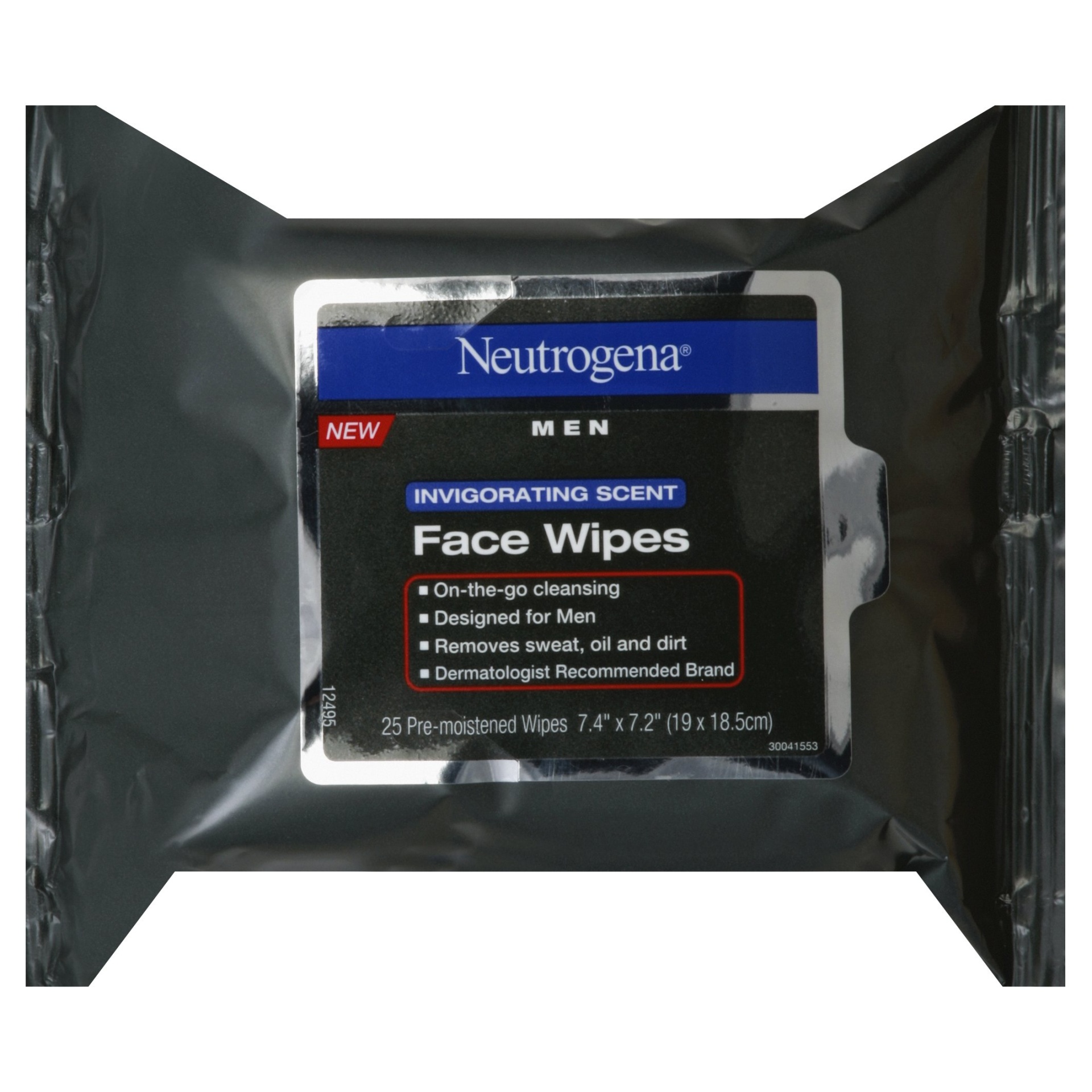 slide 1 of 6, Neutrogena Men Invigorating Scent Face Wipes, 25 ct