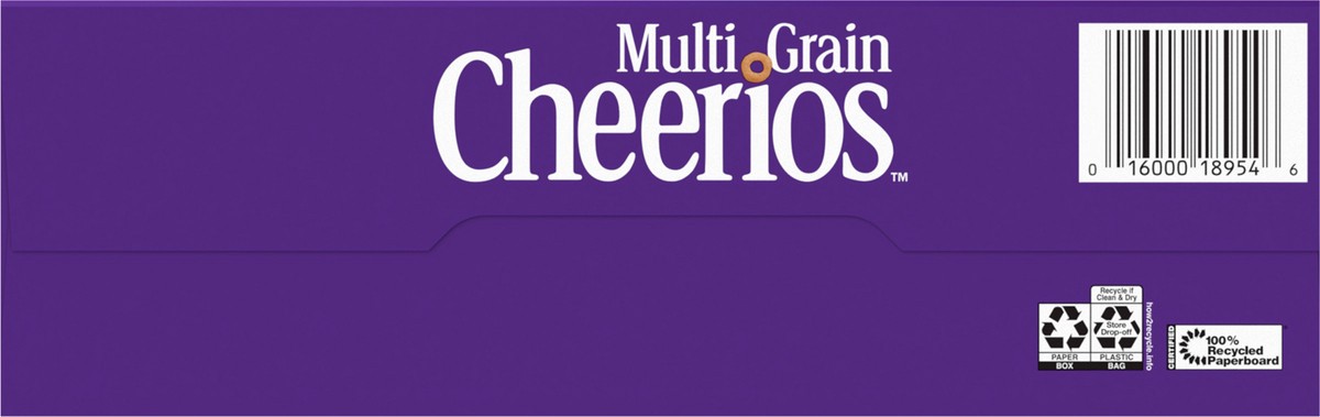 slide 8 of 8, Cheerios Multi Grain Cheerios, Heart Healthy Breakfast Cereal, Gluten Free, Giant Size, 20.6 oz, 24 oz