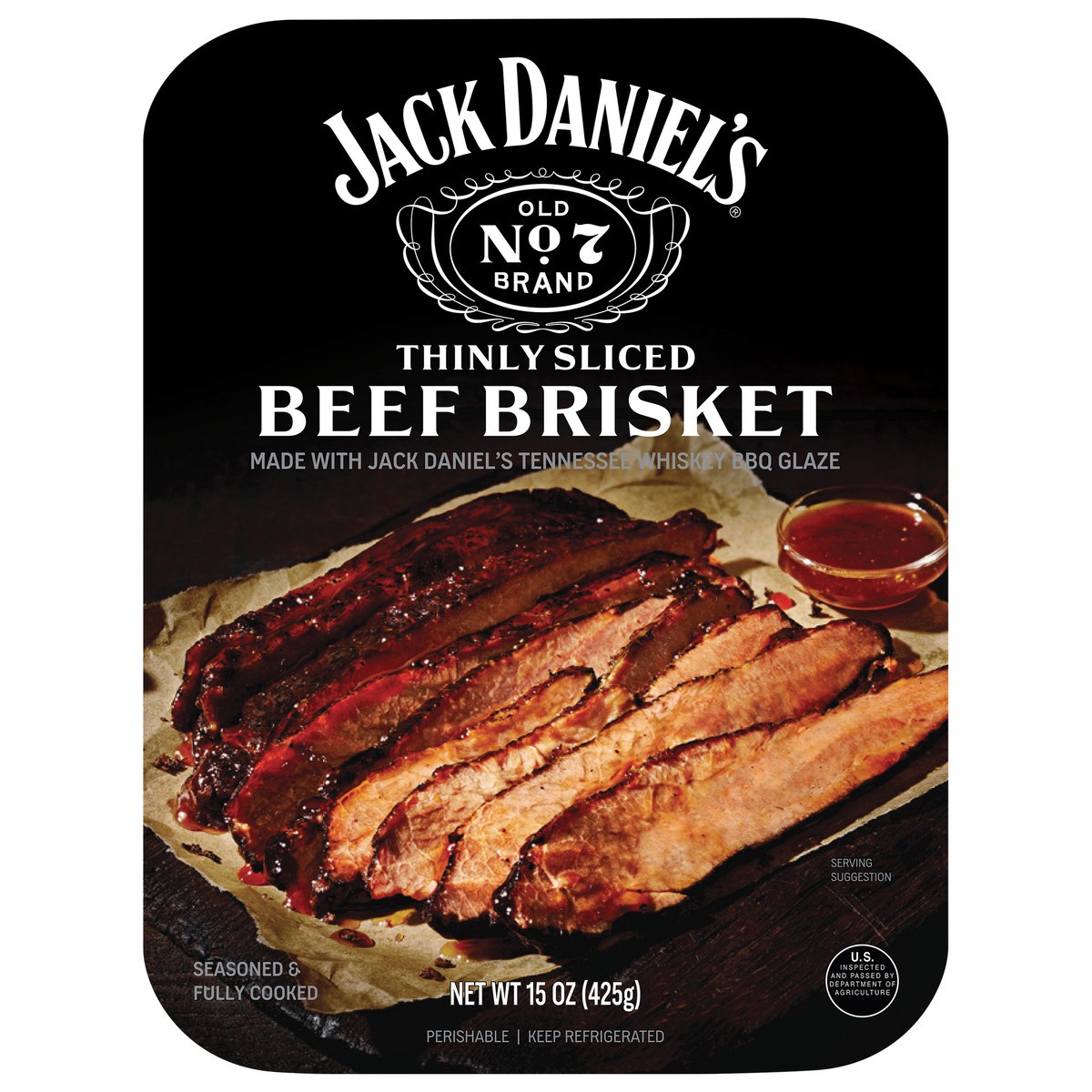 slide 1 of 8, Jack Daniel''s Thinly Sliced Beef Brisket 15oz, 15 oz