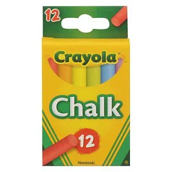 Crayola Chalk Sticks Colored - 12 Count