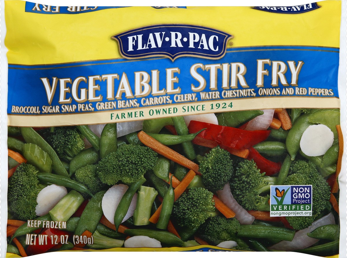 slide 1 of 8, Flav-R-Pac Vegetable Stir Fry 12 oz, 12 oz