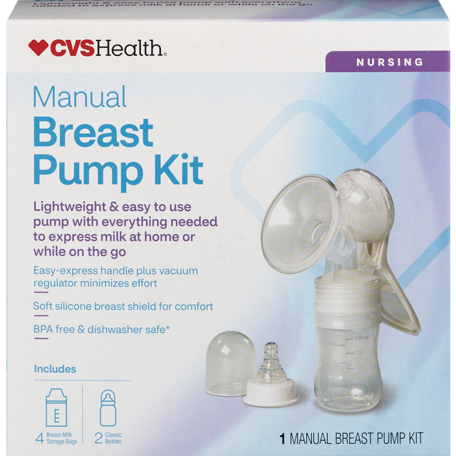 slide 1 of 1, Vital Baby Manual Breast Pump Kit, 1 ct