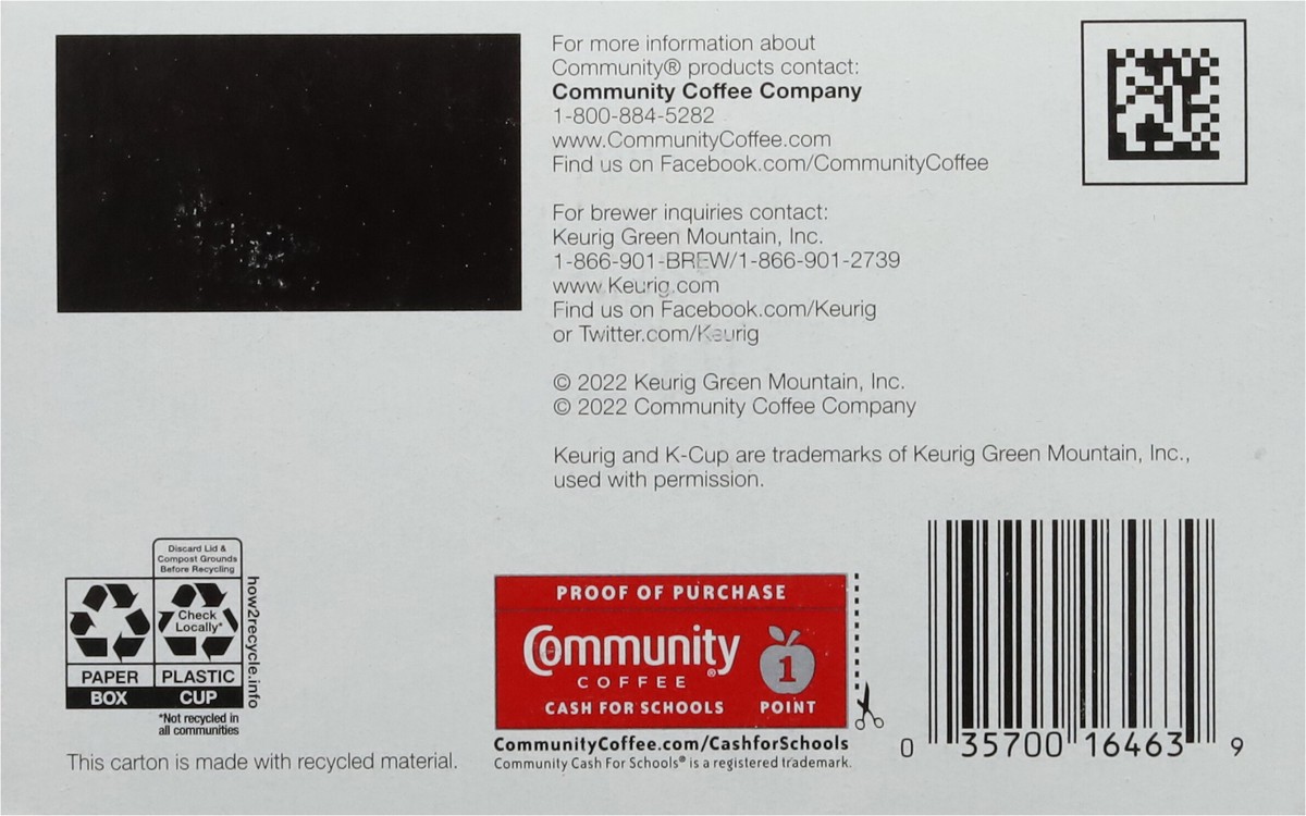 slide 6 of 9, Community Coffee A high caffeine blend of super charged coffee with a kick, 12 ct