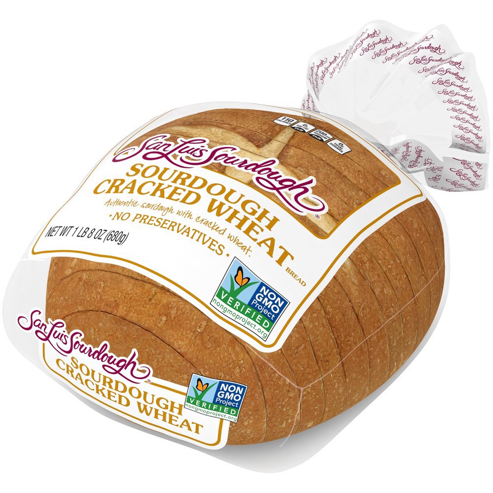 slide 7 of 11, San Luis Sourdough San Luis Cracked Wheat Bread, 24 oz, 24 oz