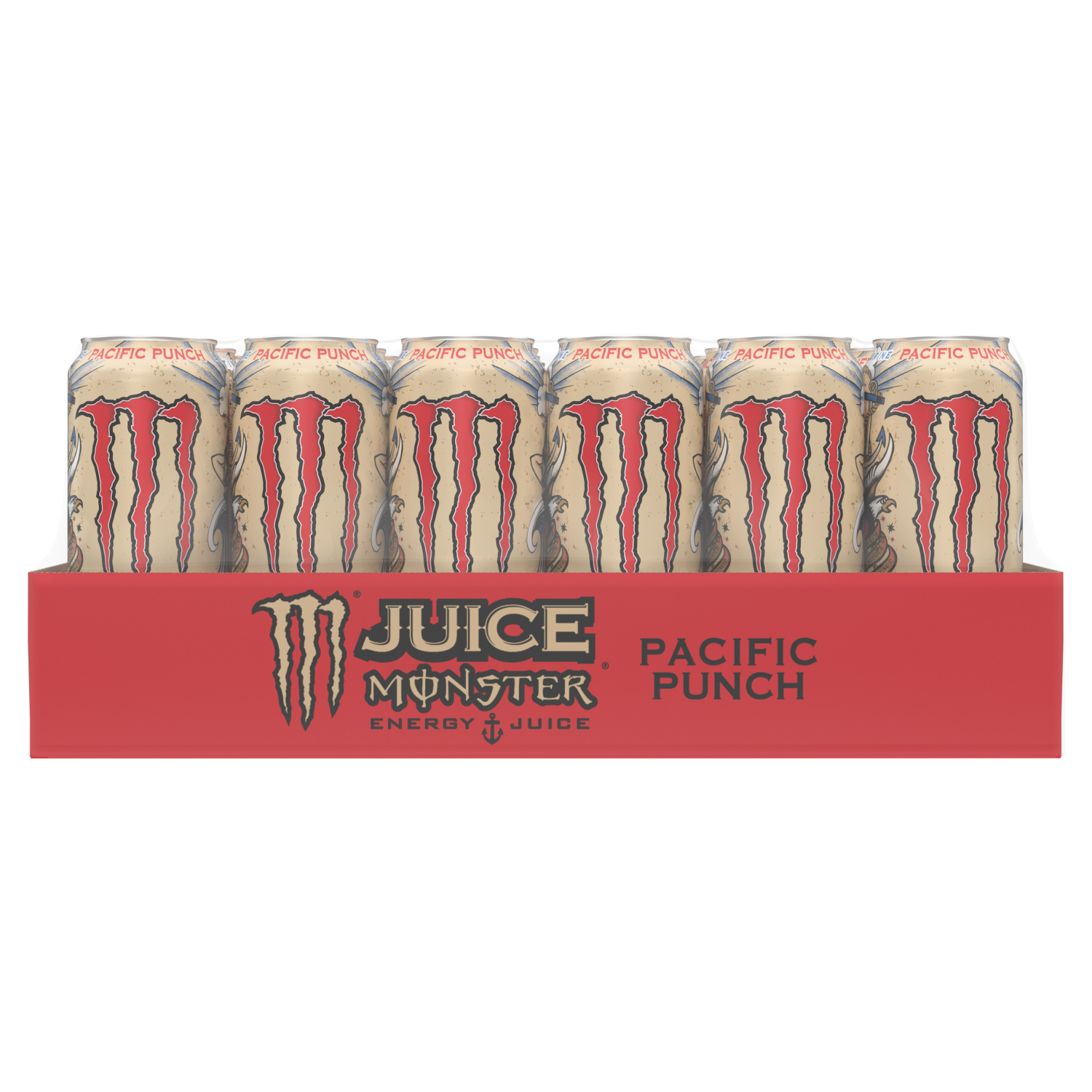 slide 3 of 5, Monster Energy Juice Monster Pacific Punch, Energy + Juice, 16 oz