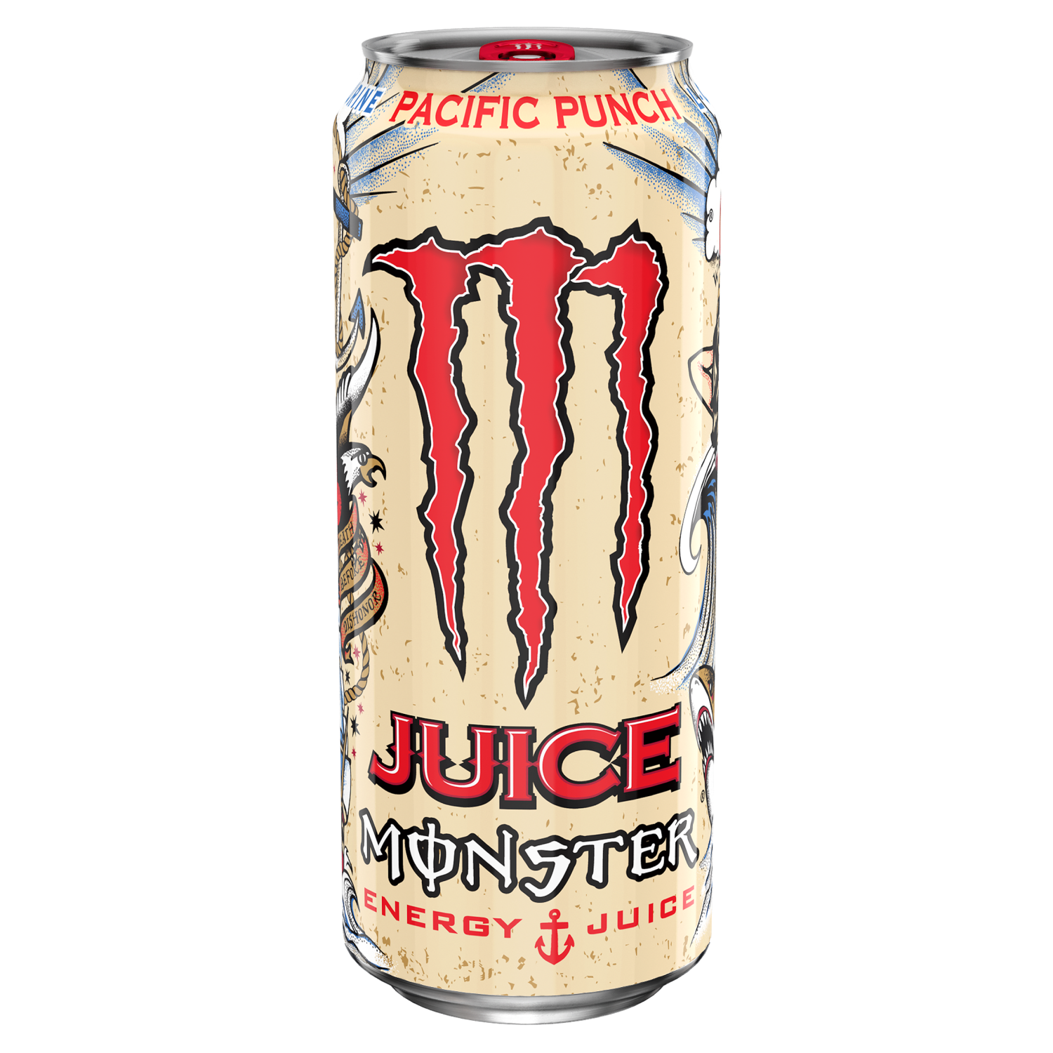 slide 4 of 5, Monster Energy Juice Monster Pacific Punch, Energy + Juice, 16 oz