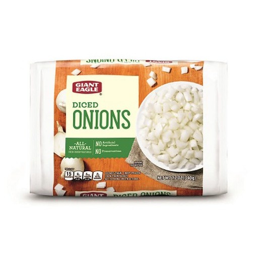 slide 1 of 1, Giant Eagle Diced Onions, 12 oz