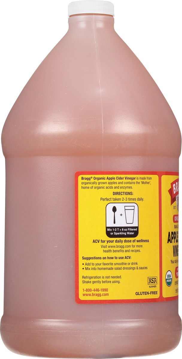 slide 9 of 9, Bragg Organic Raw-Unfiltered Apple Cider Vinegar 128 fl oz, 128 fl oz