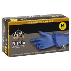 First Street Nitrile Gloves Medium