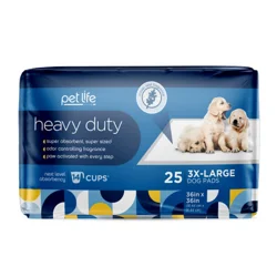 Pet Life Unlimited Dog Pads, Heavy Duty, 3XL, 25ct