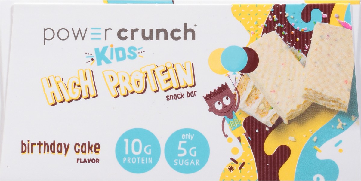 slide 10 of 11, Power Crunch Birthday Cake Snapstck Prot Bar 5Ct, 5 ct