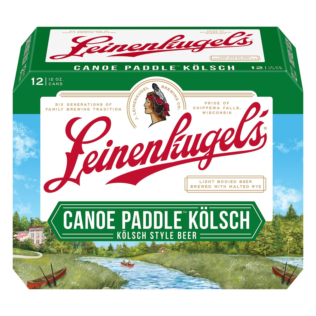 Leinenkugel's Beer, Canoe Paddle, Kolsch Style 12 ct Shipt