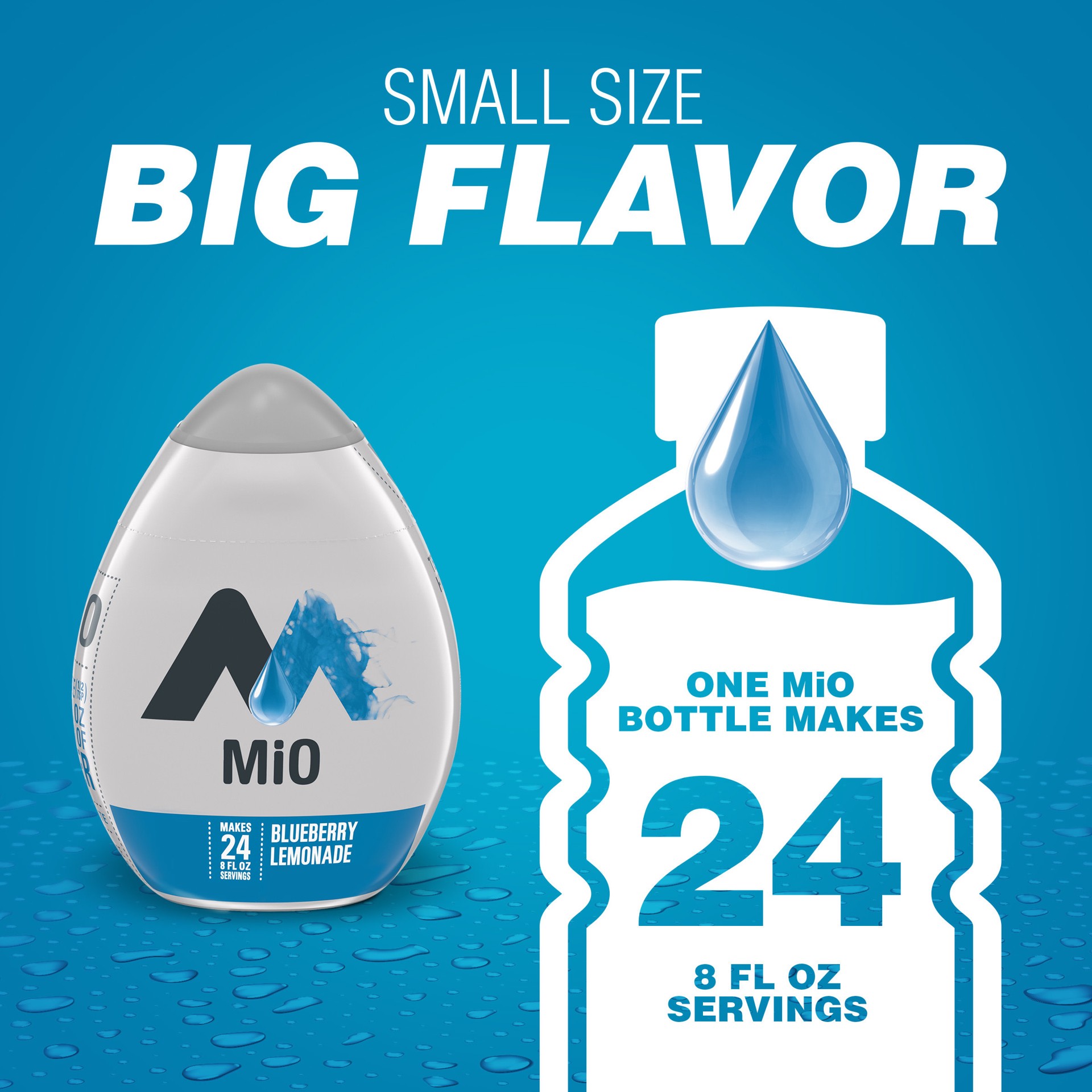 slide 3 of 5, mio Blueberry Lemonade Flavored with other natural flavor Liquid Water Enhancer, 1.62 fl oz Bottle, 1.62 fl oz