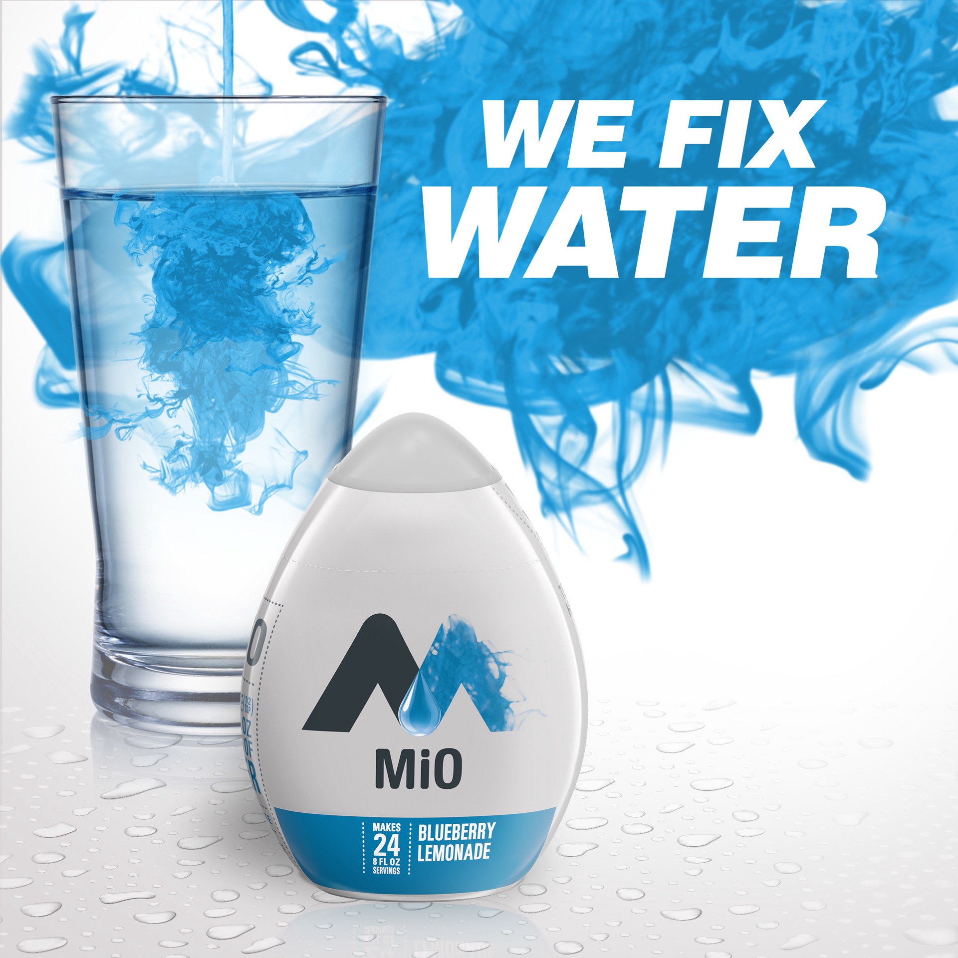 slide 4 of 5, mio Blueberry Lemonade Flavored with other natural flavor Liquid Water Enhancer, 1.62 fl oz Bottle, 1.62 fl oz