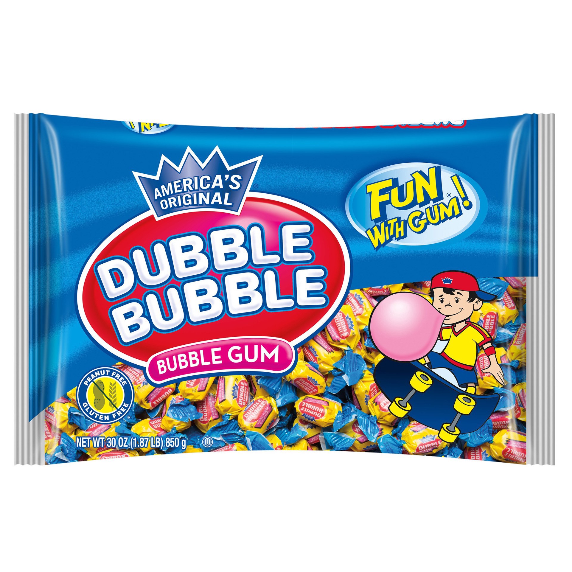 slide 1 of 1, Dubble Bubble Double Bubble Gum, 30 oz