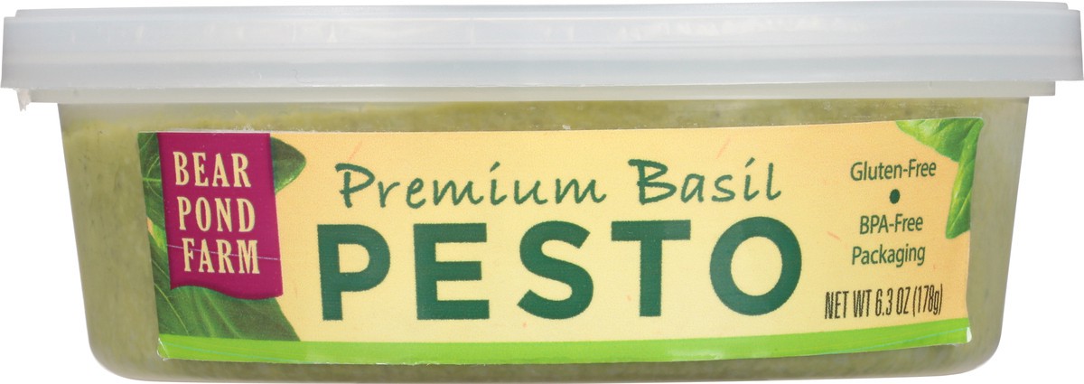 slide 6 of 9, Bear Pond Farm Premium Basil Pesto 6.3 oz, 6.3 oz