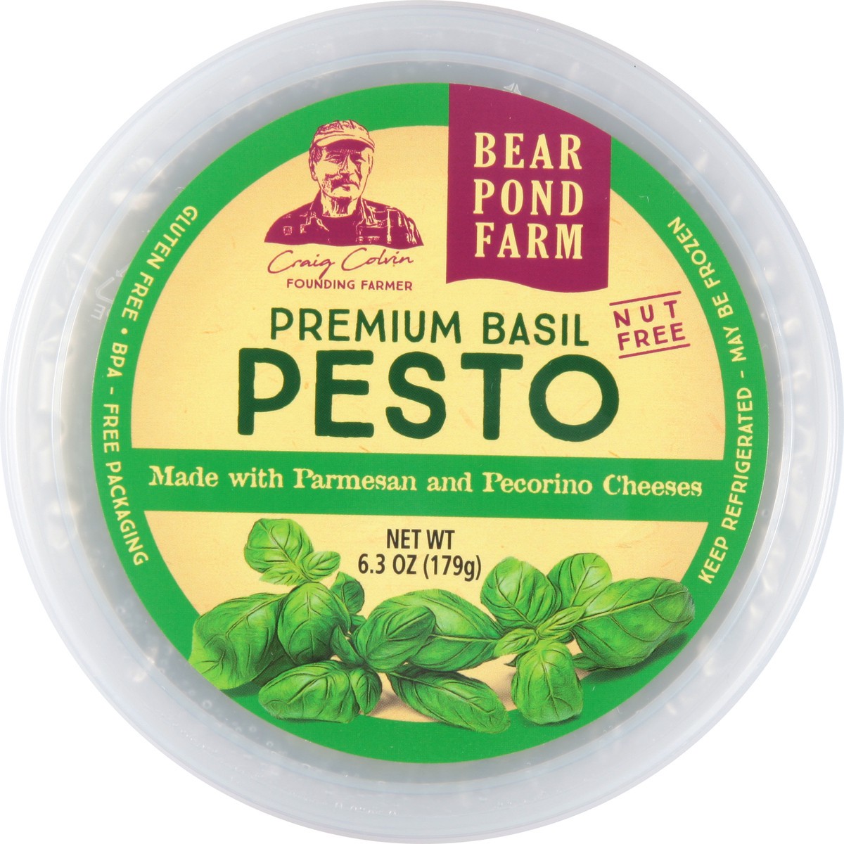 slide 9 of 9, Bear Pond Farm Premium Basil Pesto 6.3 oz, 6.3 oz