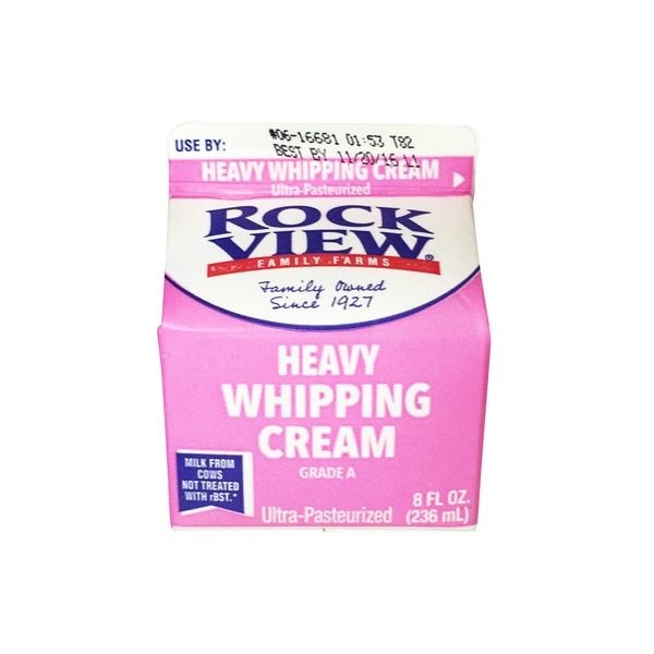 slide 1 of 1, Rockview Farms Rockview Grade A Heavy Whipping Cream, 8 fl oz