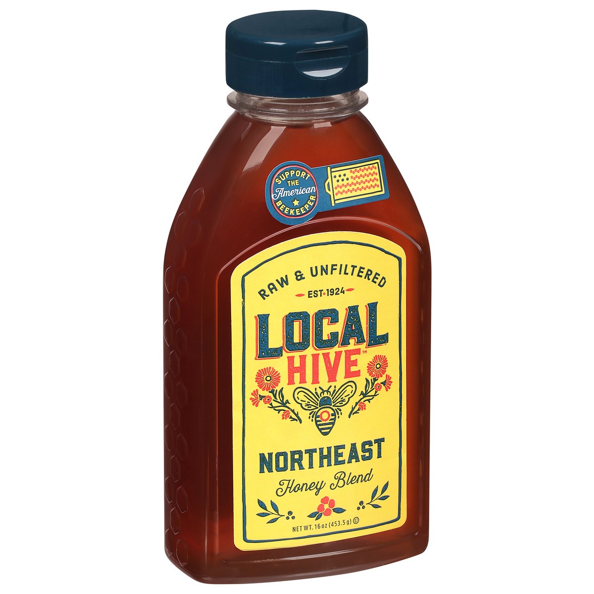 slide 2 of 11, Local Hive Northeast Raw & Unfiltered Honey Blend 16 oz, 