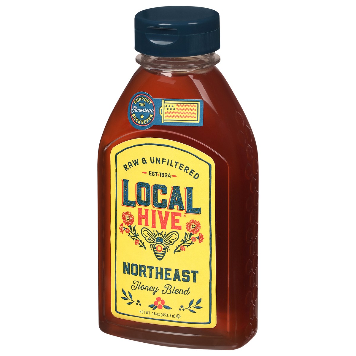 slide 3 of 11, Local Hive Northeast Raw & Unfiltered Honey Blend 16 oz, 