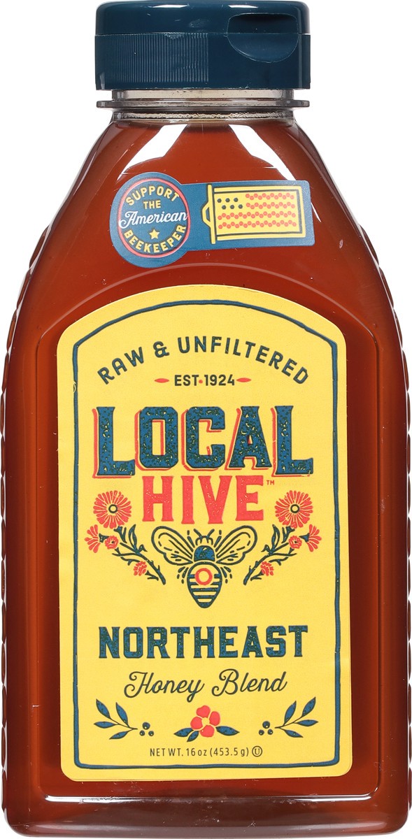 slide 9 of 11, Local Hive Northeast Raw & Unfiltered Honey Blend 16 oz, 