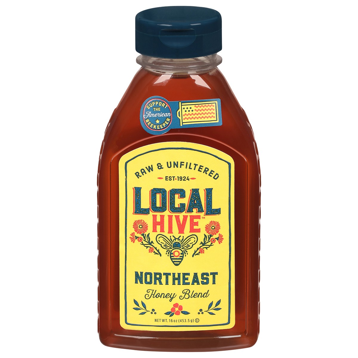 slide 11 of 11, Local Hive Northeast Raw & Unfiltered Honey Blend 16 oz, 