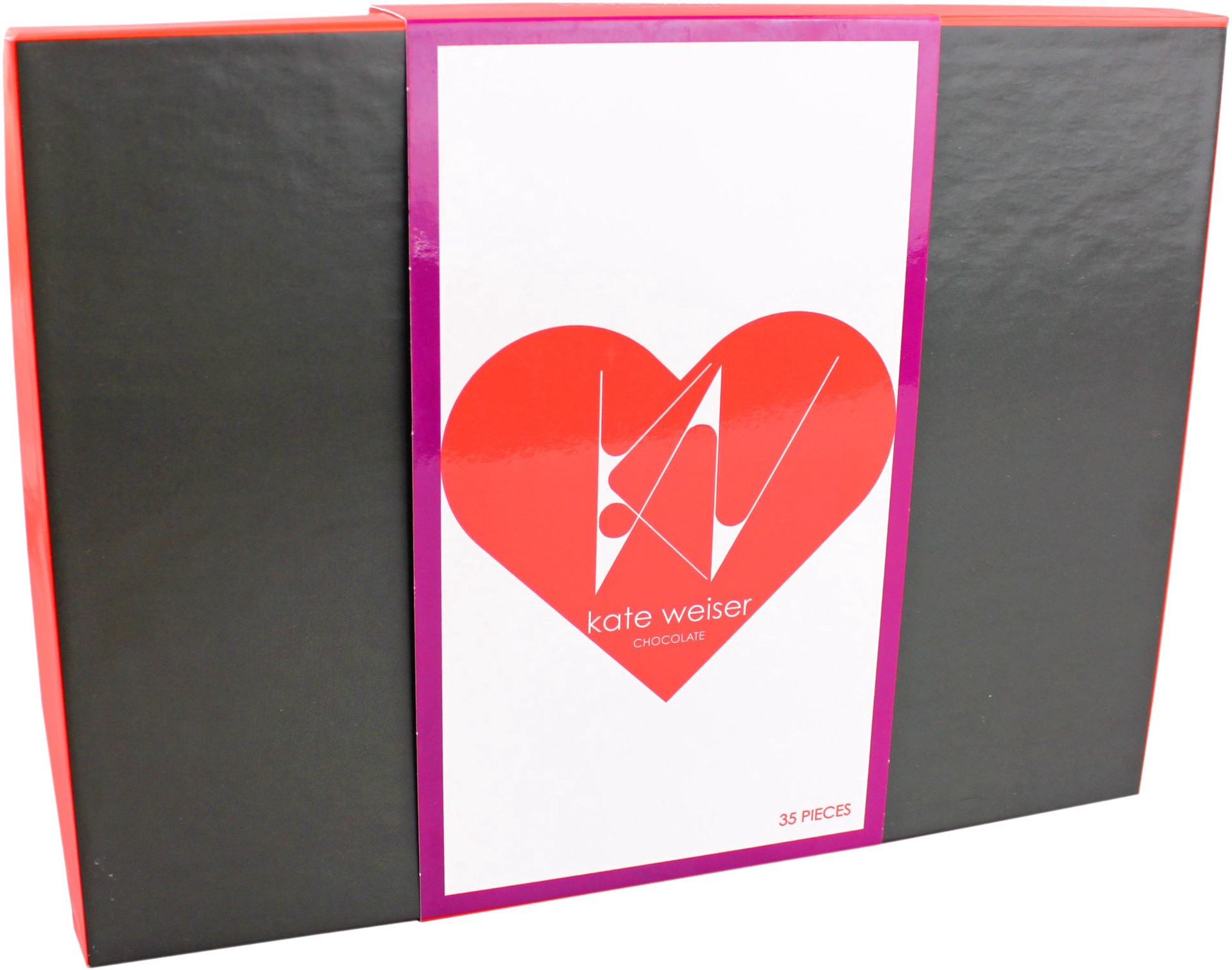 slide 1 of 1, Kate Weiser Chocolate Chocolate Bonbon Box, 35 ct