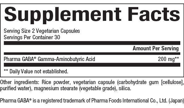 slide 2 of 2, Natural Factors Pharma GABA, 49 g