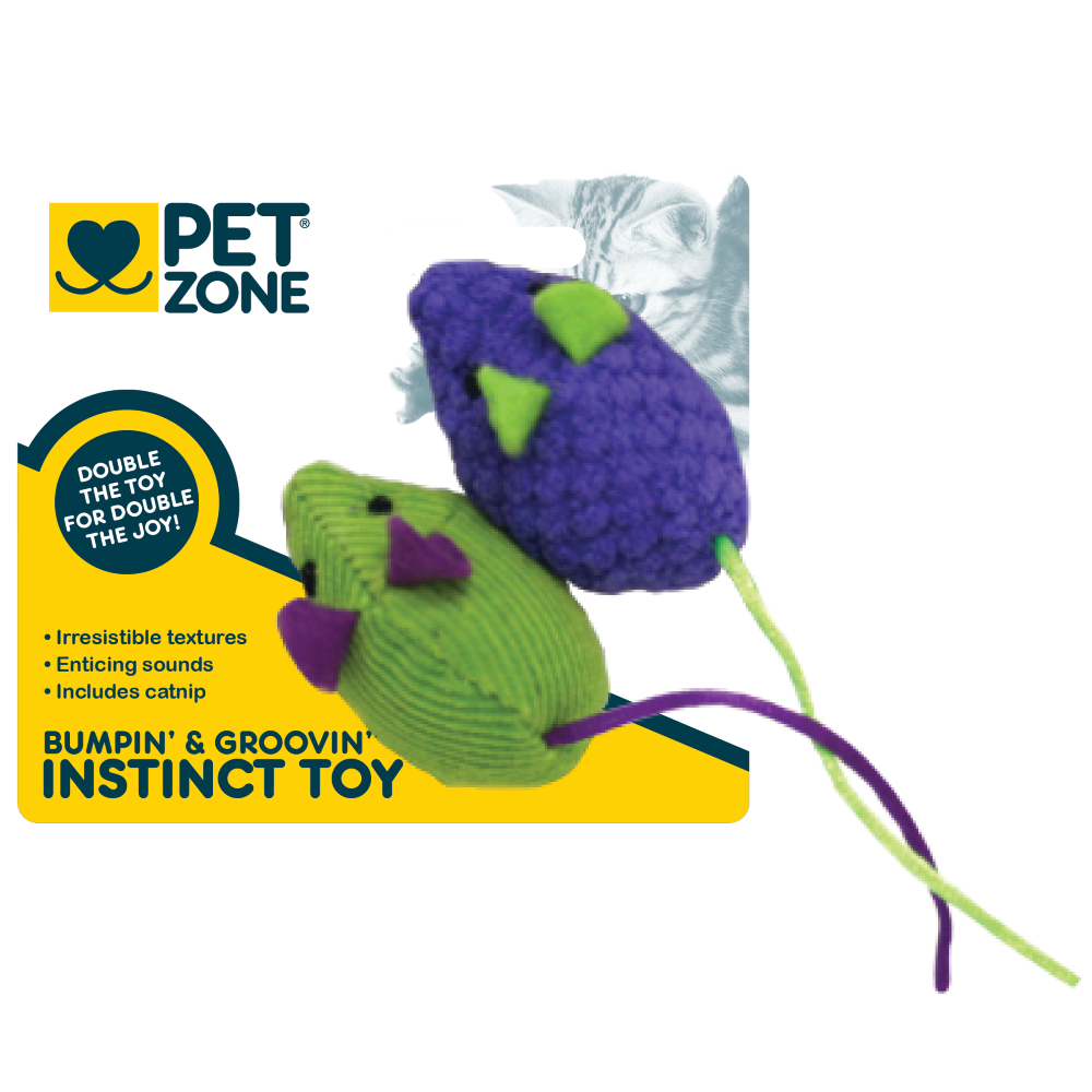 slide 1 of 1, Pet Zone Bumpin And Groovin Cat Toy, 2 ct