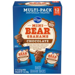 Kroger Mini Chocolate Bear Grahams Multipack