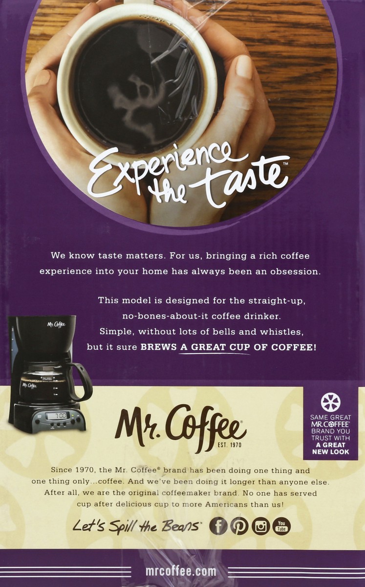 slide 4 of 6, Mr. Coffee Coffeemaker 1 ea, 1 ct