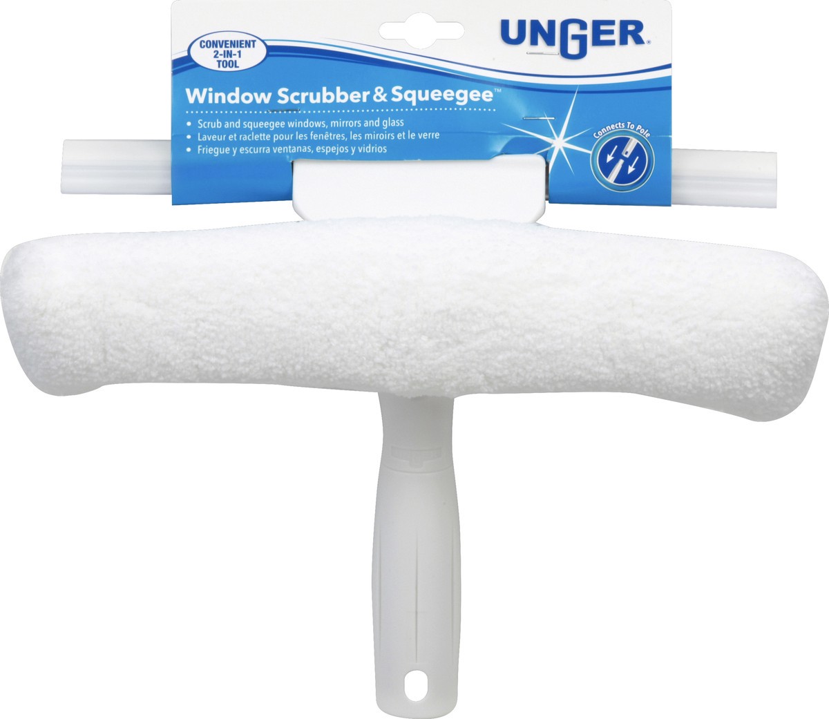 slide 1 of 2, Unger Window Scrubber & Squeegee 1 ea, 1 ea