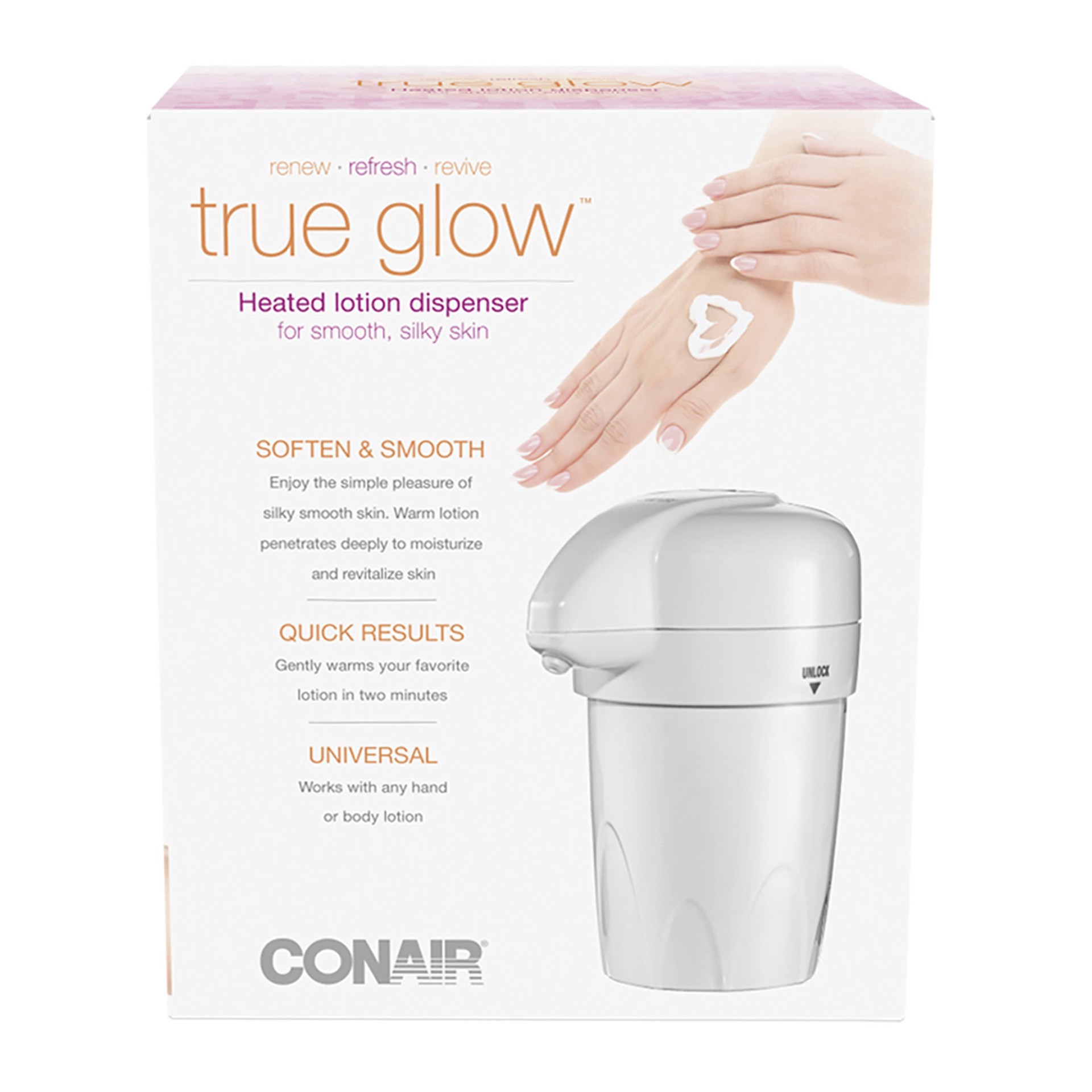 slide 1 of 5, Conair Heated Lotion Dispenser, 1 ct