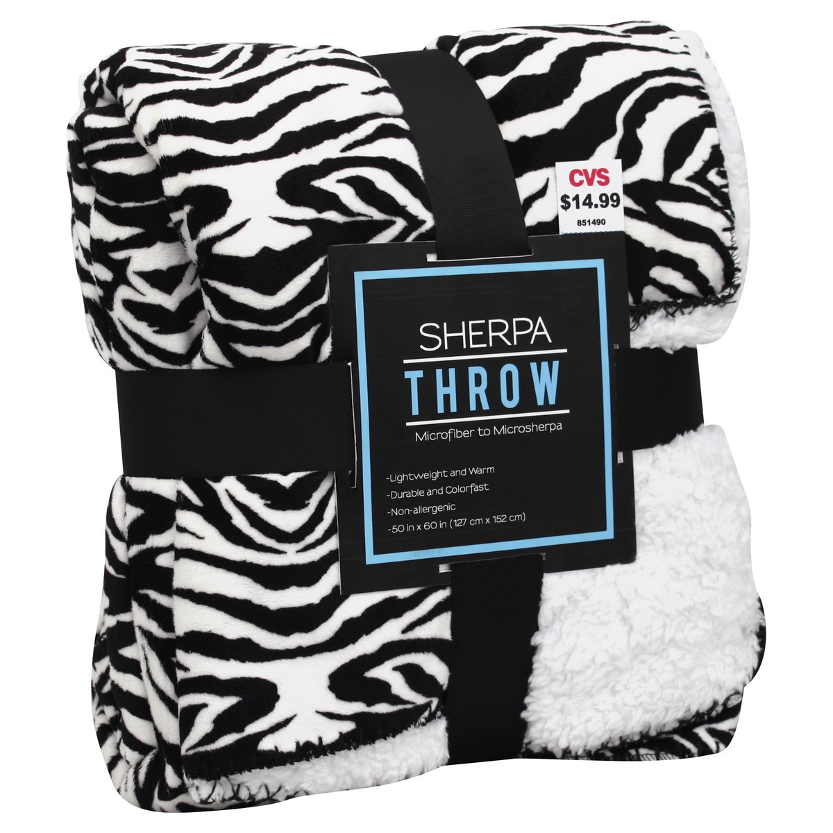 slide 4 of 4, CVS Pharmacy Sherpa Throw, 1 ct