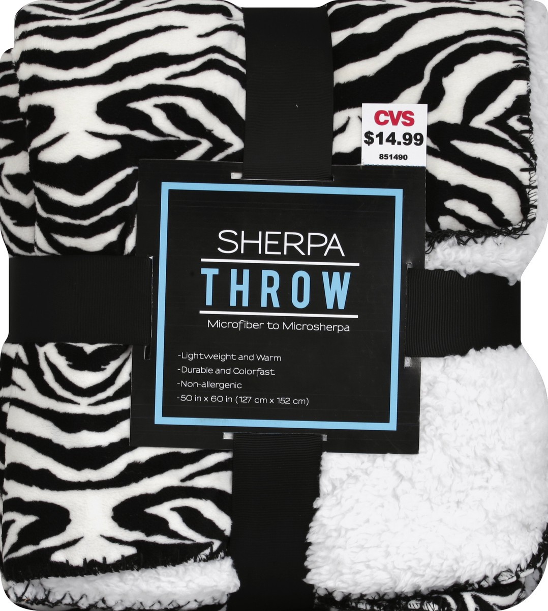 slide 1 of 4, CVS Pharmacy Sherpa Throw, 1 ct