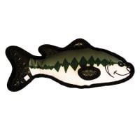 slide 10 of 13, Meijer Tough Largemouth Bass Fish Dog Toy, 1 ct