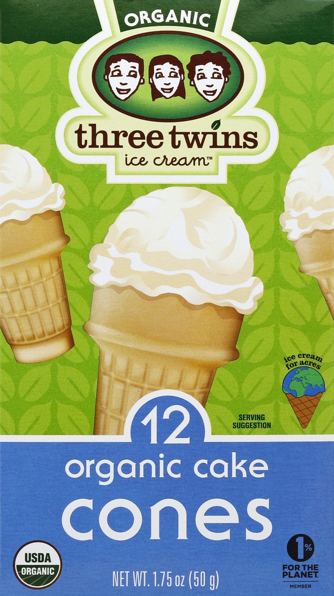 slide 4 of 5, Three Twins Cones 12 ea, 12 ct