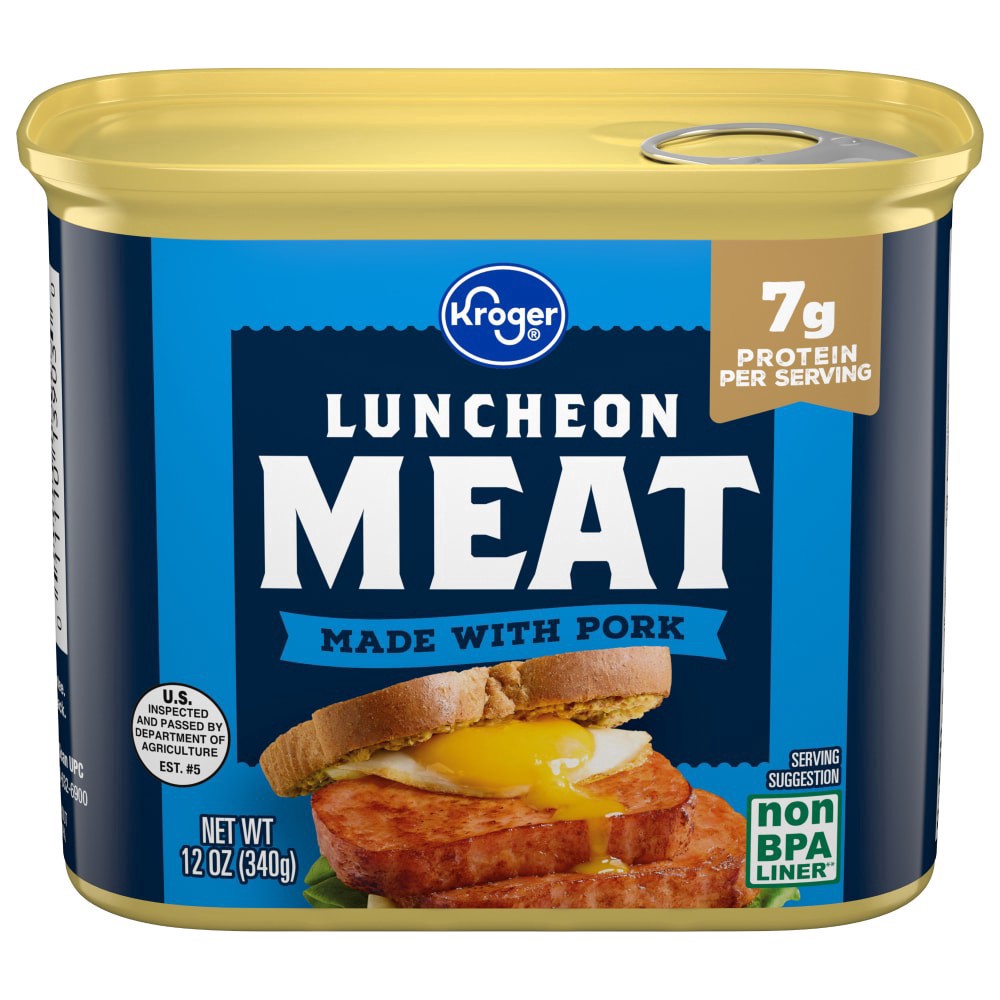 slide 2 of 3, Kroger Original Luncheon Meat, 7 oz