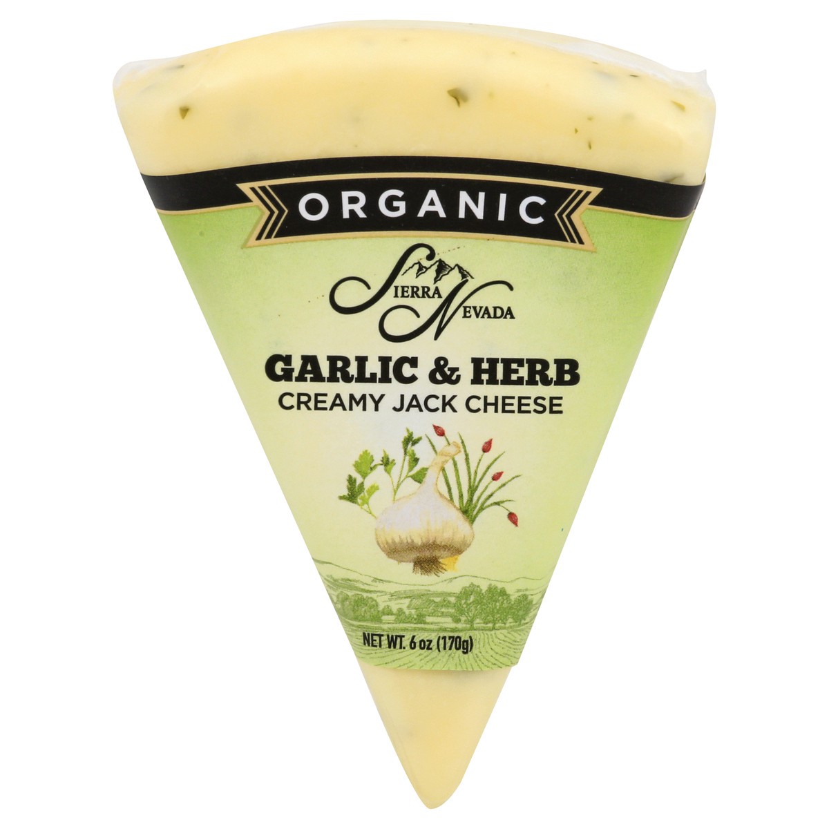 slide 10 of 12, Sierra Nevada Organic Garlic & Herb Creamy Jack Cheese 6 oz, 6 oz