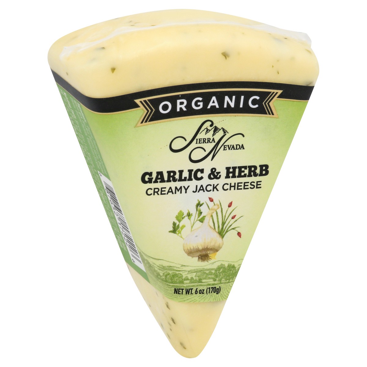 slide 5 of 12, Sierra Nevada Organic Garlic & Herb Creamy Jack Cheese 6 oz, 6 oz